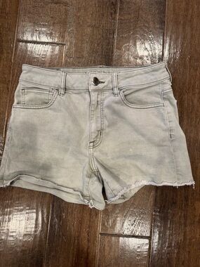 American Eagle Outfitters Light Gray Denim Jean Shorts